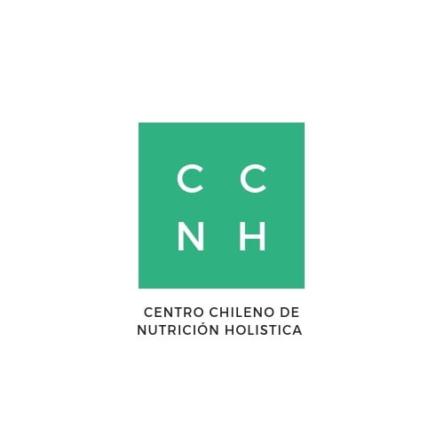 María Paz Calvo's holistic nutrition business logo- a green square with the letters c, n and h inside